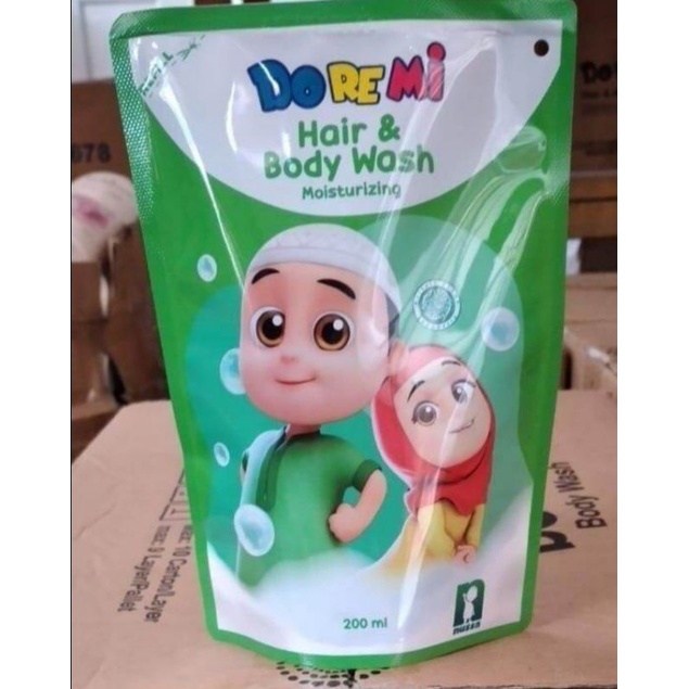 HAIR&BODYWASH NUSA RARA REFFIL (sabun dan shampo anak)