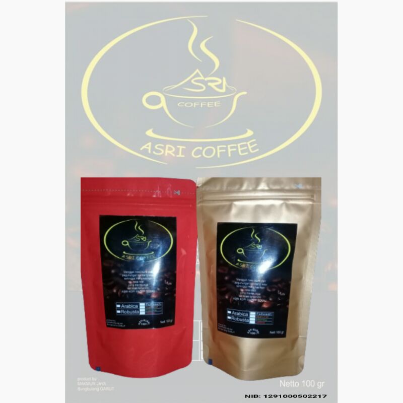 

ASRI KOPI 100%ALAMI■Robusta+Arabica 100g■harga 2pcs