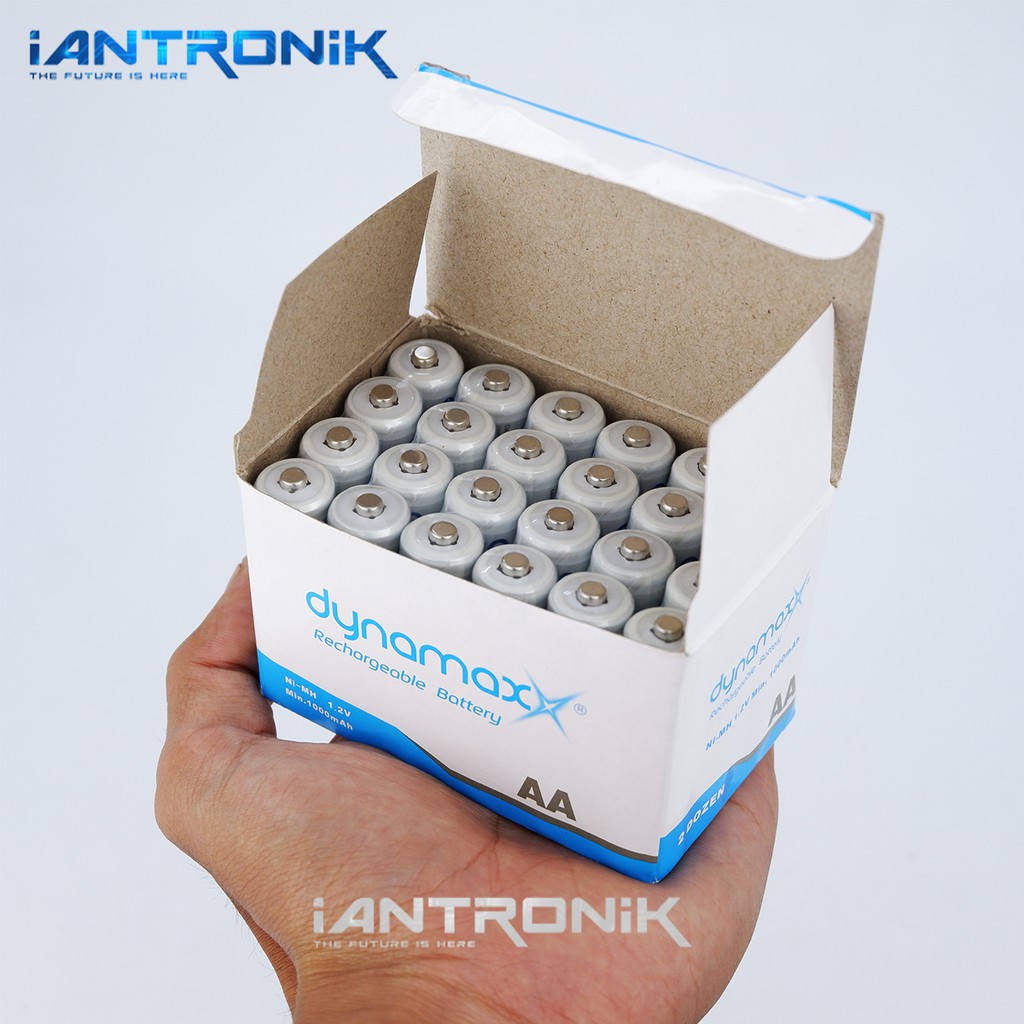 Baterai AA Rechargeable Dynamax / Battery A2 Cas Ulang