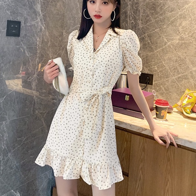 【Rozen】Korean Rachel Ribbon Mini Dress R101