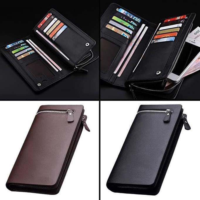 dompet pria kulit / dompet panjang pria / dompet tipis - dompet pria