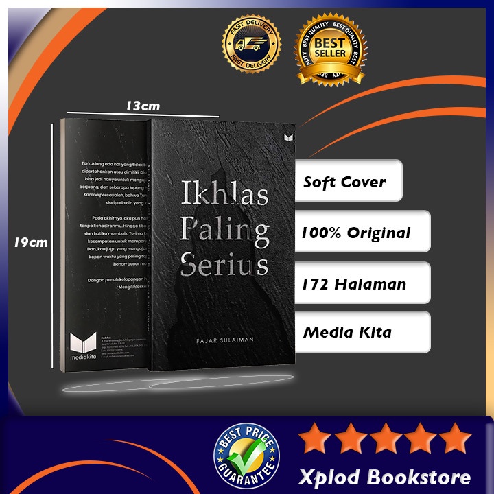 Buku Ikhlas Paling Serius Fajar Sulaiman Best Seller Terlaris Buku Motivasi Original Iklas Paling Se