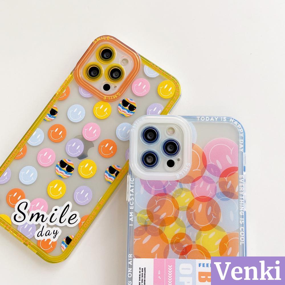 iPhone 13 Pro Max iPhone Case Silicone Soft Case Clear Case Large Hole Camera Protective Ring Shockproof Color Smiley Cute Style For iPhone 13 Pro Max iPhone 12 Pro Max iPhone 11 Pro Max iPhone 7 Plus iPhone XR XS MAX Pro 11 Max pro 12 13 XR 7 Plus/8 XS