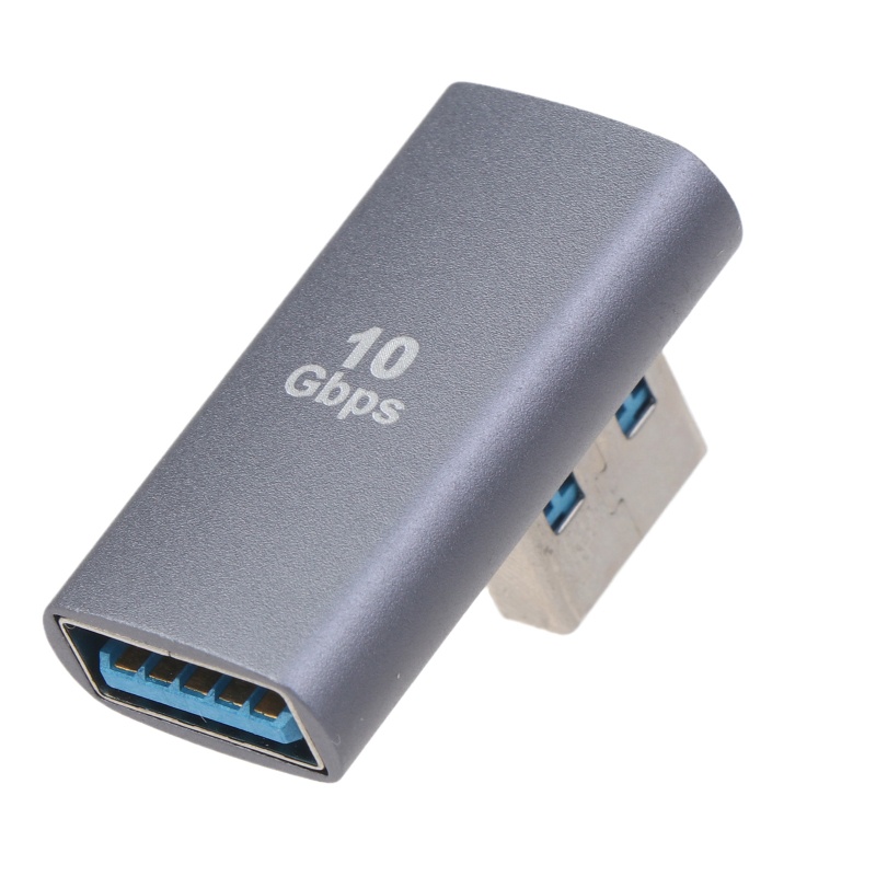 Zzz Adapter Konverter USB Ke USB 3.0 Sudut Kanan 90 Derajat Untuk Laptop