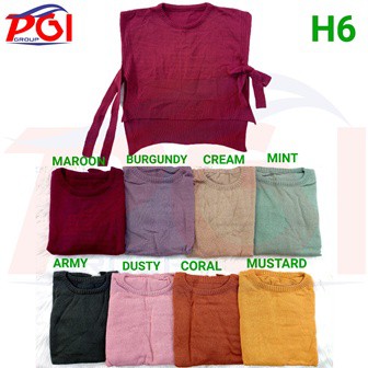 H ( H6 ) OUTER VEST RAJUT TALI PINGGIR / ROMPI RAJUT PREMIUM / KUALITAS TERBAIK