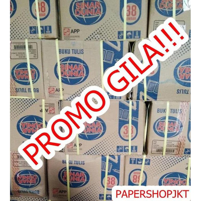 

Hot Sale Khusus Gosend Sameday! Buku Tulis Sidu 38 Terjarmin Teresale95
