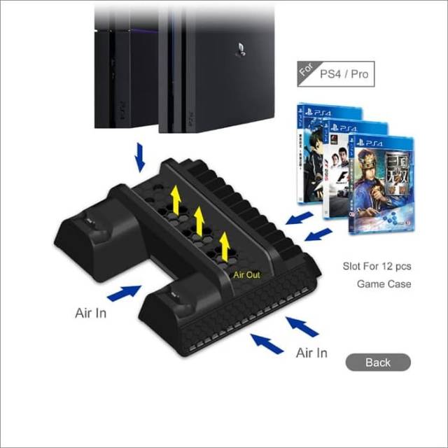 Multifungsional Cooling Fan PS4