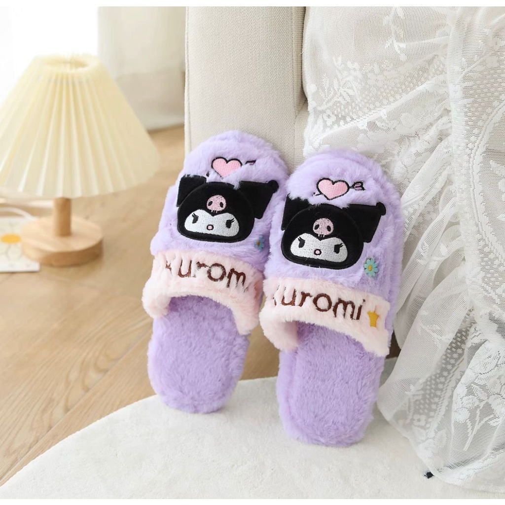 SANDAL RUMAH MELODY HELLO KITTY KUROMI CINNAMOROLL POMPOMPURIN KEROPPI LITTLE TWIN STARS KIKI LALA SEPATU KAMAR IMPOR