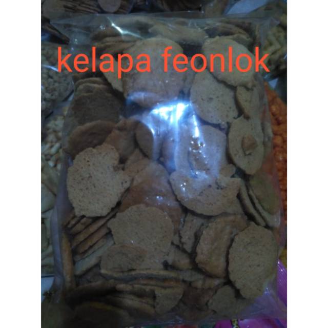 

Cemilan kelapa feonlok