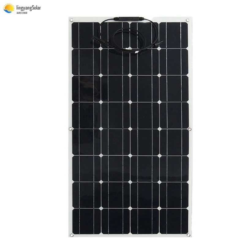 ALLPOWER Flexible Solar Panel 100W 1050 x 540 x 2.5mm - BPS32-Hitam