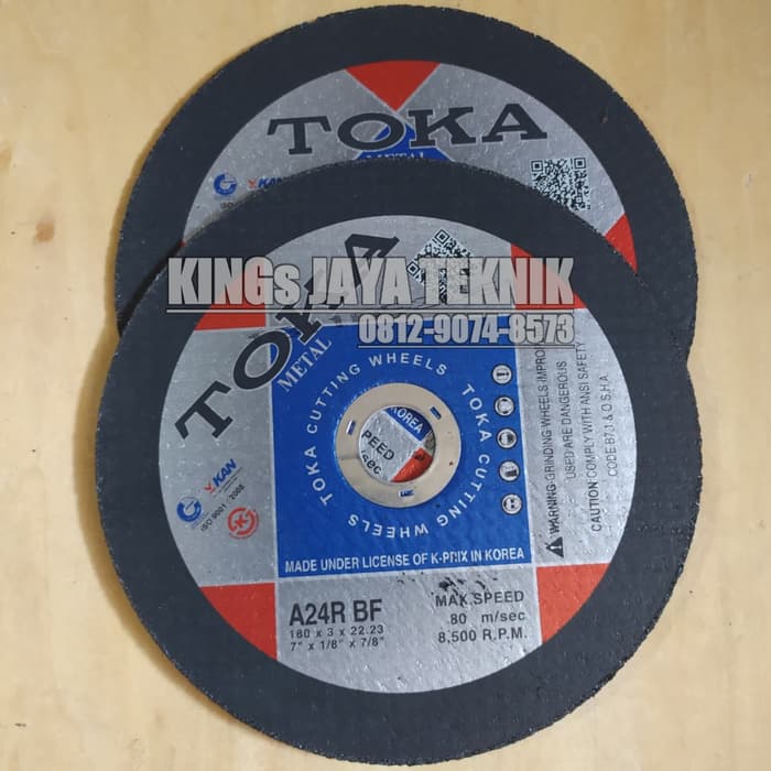 BATU GERINDA POTONG 7" TOKA CUTTING WHEELS