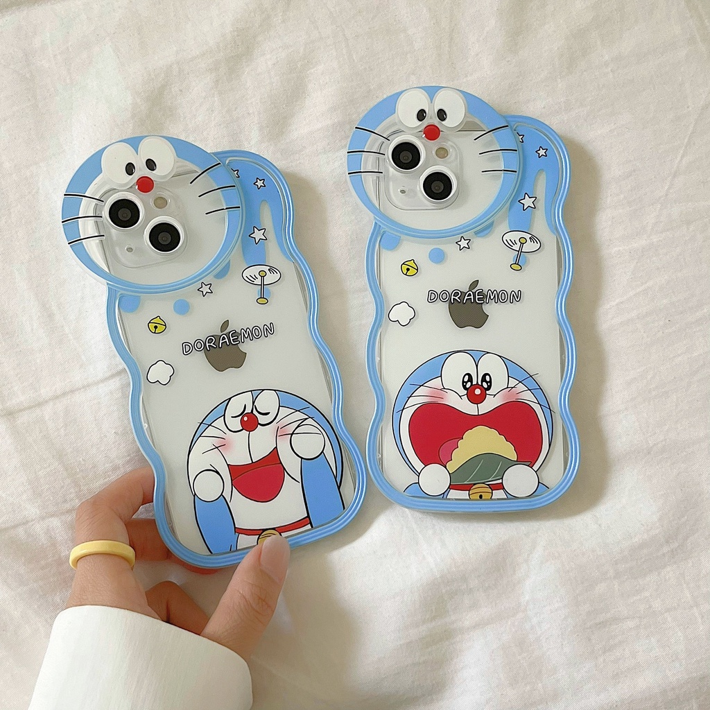 Soft Case Transparan Motif Doraemon Untuk Iphone 13promax / X / 12 / 11 / XSMAX