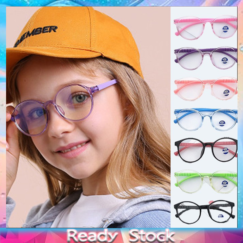 Anti Blue Light Kids Glasses Optical Frame Children Boy Girls Computer Transparent Blocking Anti Reflective Eyeglasses