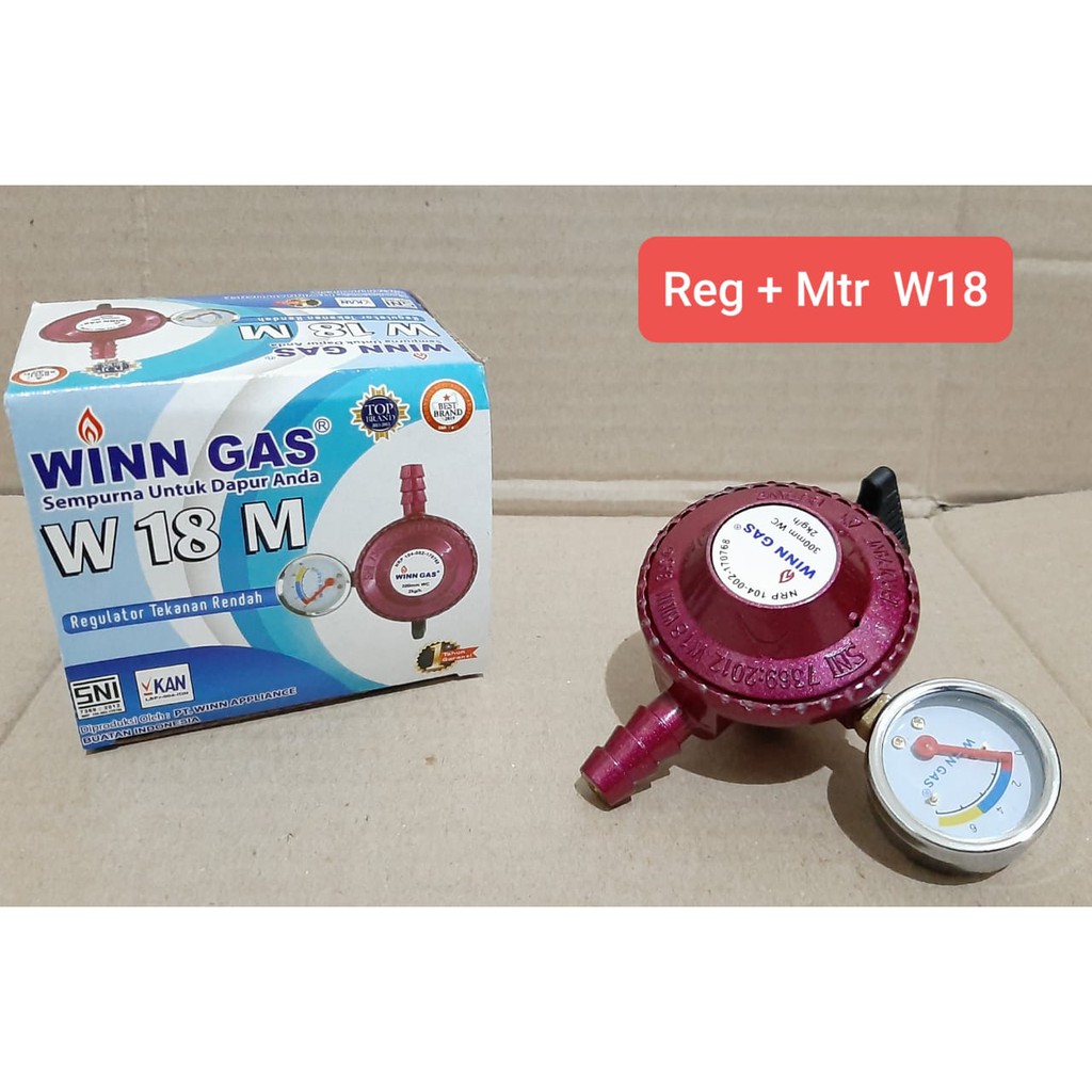 Regulator Winn Gas + meter
