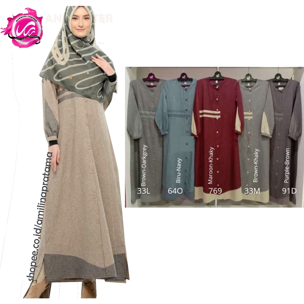 baru dresslim rabbani zaiva dress gamis terlaris promo diskon big sale ramadan star seller
