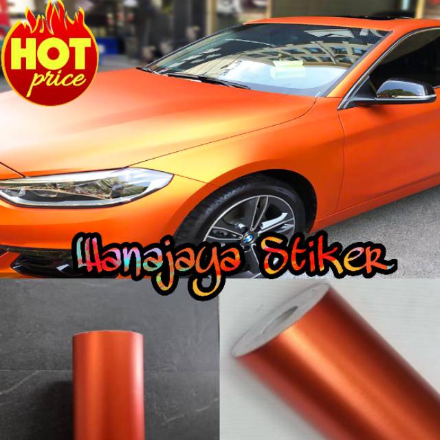 Stiker Crom Doff Metalik Stiker Skotlet Mobil Crom Metalik Warna Merah Hijau Orange Emas Shopee Indonesia