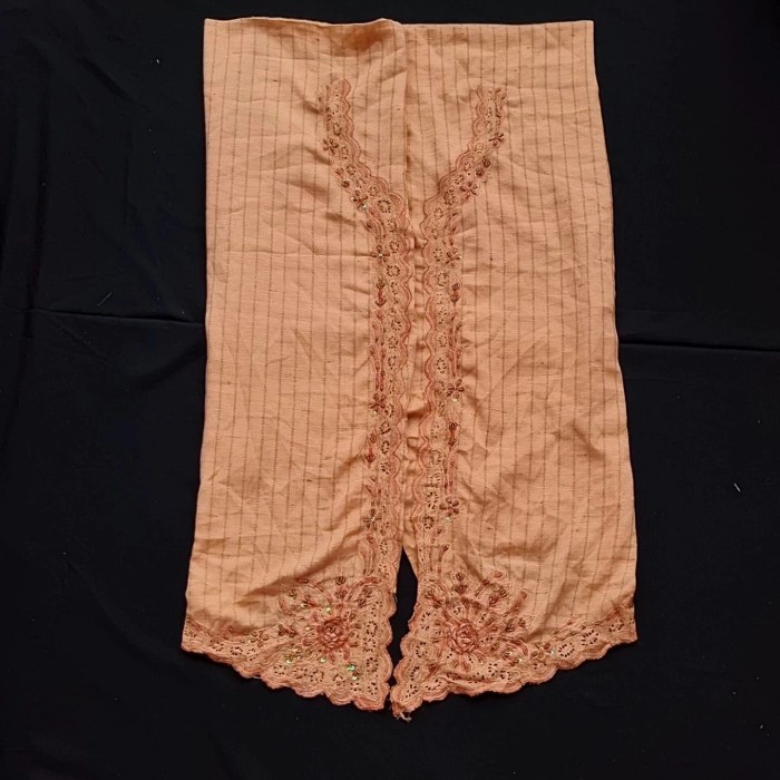 Kain Kebaya Encim Katun Bordir Modern SN52 : Kain Katun Serat Nanas