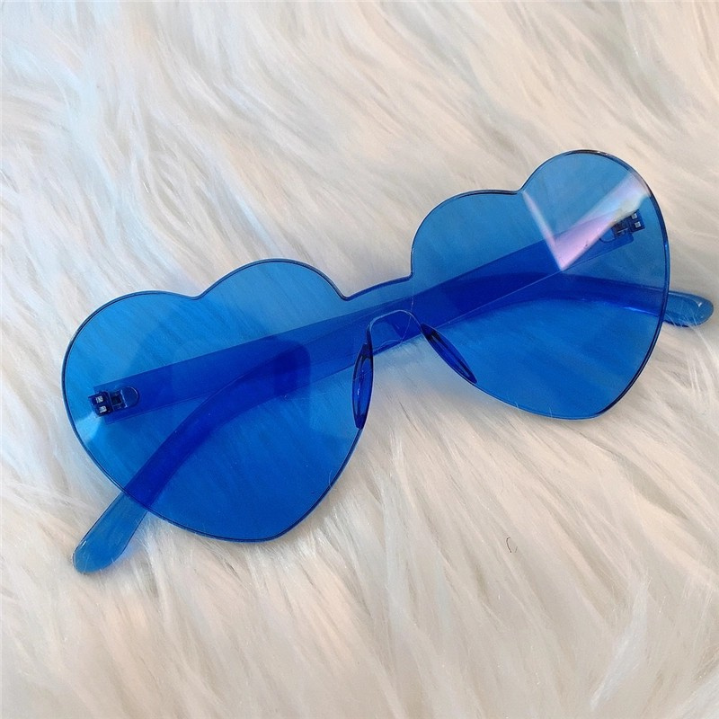 Tiktok Retro Shades Sunglasses Cool Beach Summer Shades Cat Eye Aesthetic Glasses For Women Blue Collection