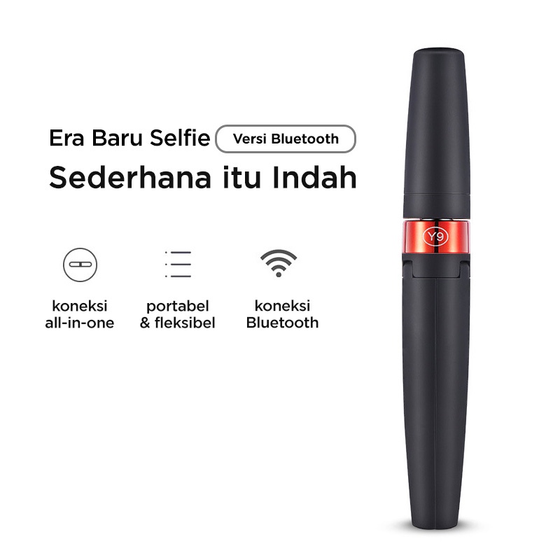 Tongkat Selfie Bluetooth Dengan Remote Tomsis + Tripod Selfie Stick