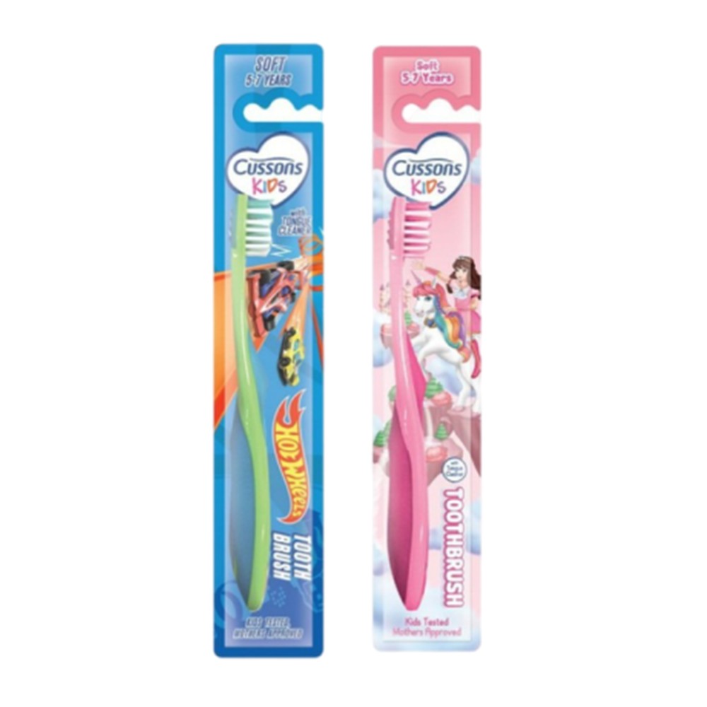 Cussons Kids Toothbrush Soft 5-7 Years (Tersedia Pilihan Warna)