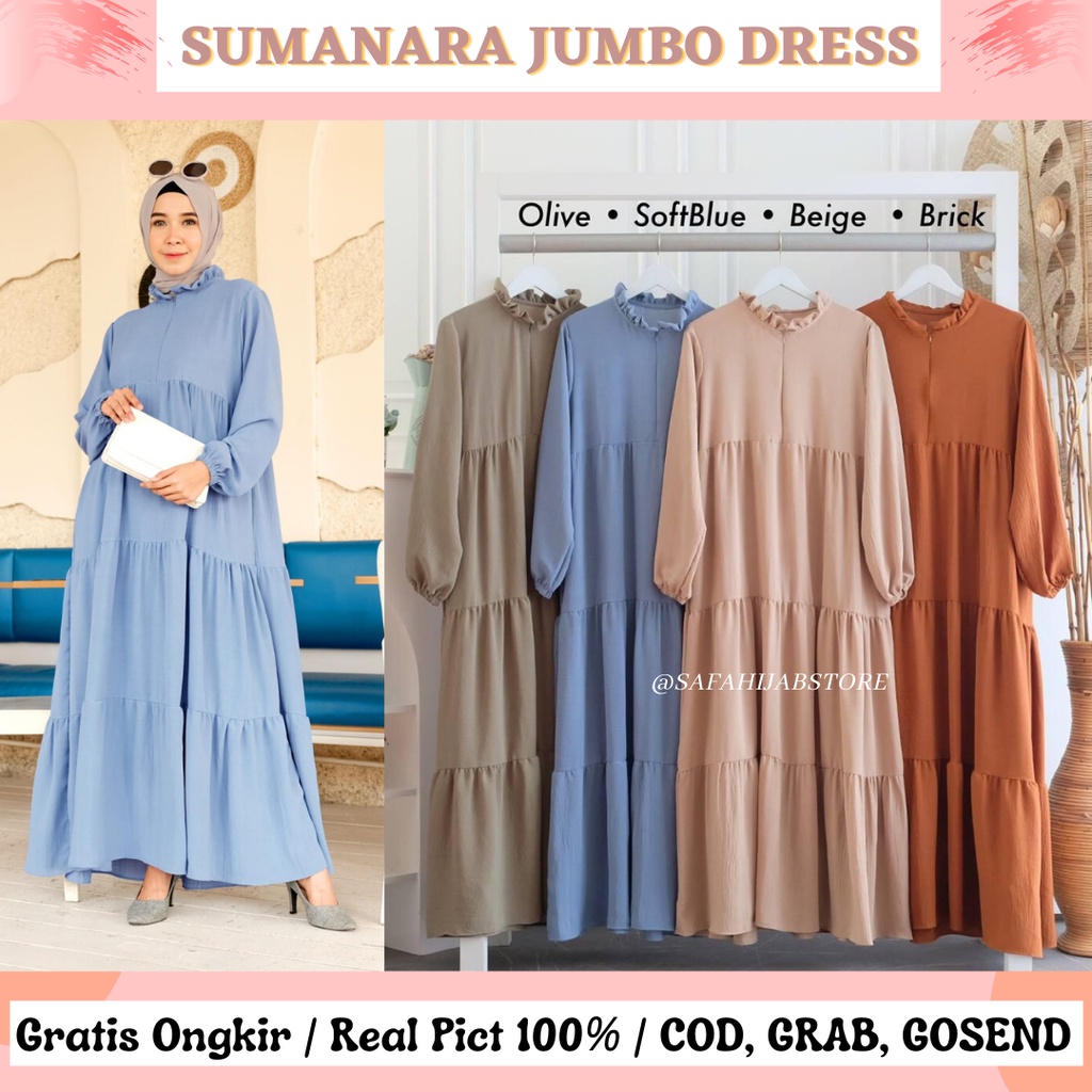 SUMANARA JUMBO DRESS / DRESS PESTA / DRESS KONDANGAN / BUSUI