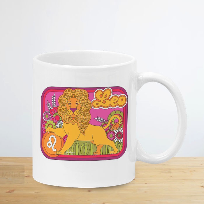 Mug Keramik Motif Zodiak Leo (8 Produk)