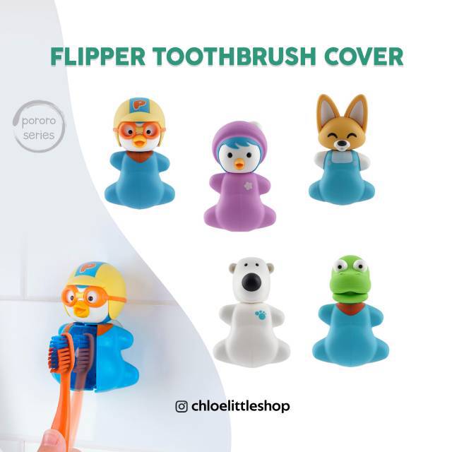 Flipper Hygienic Toothbrush Holder Pororo