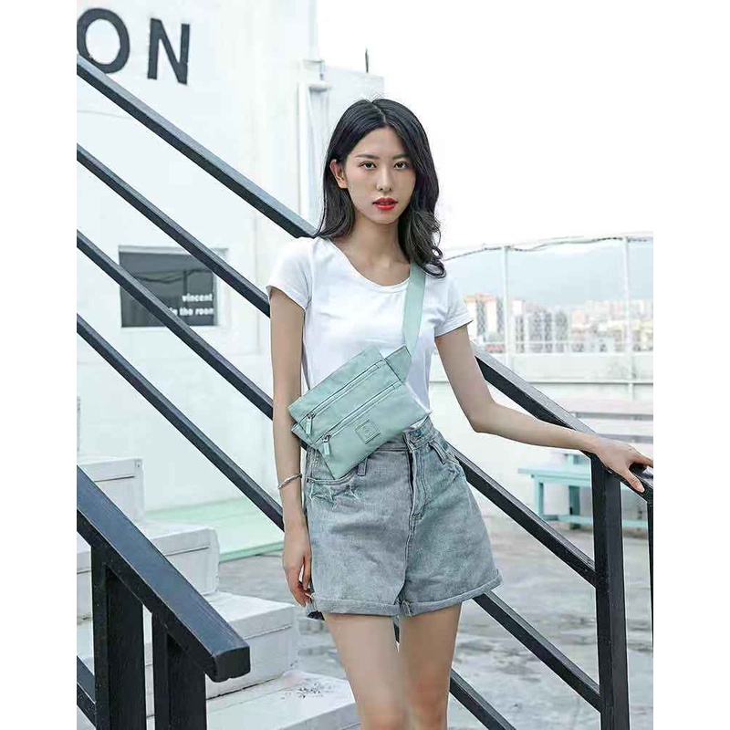 BIG PROMO Tas Pinggang Wanita GUDIKA 5198 - tas selempang wanita import original murah - tas waistbag - westbag - tas cewek - tas waterproof - fashion - tas korea - tas kondangan - cod - bayar di tempat - gratis ongkir - travel bag - sling bag - tas mini