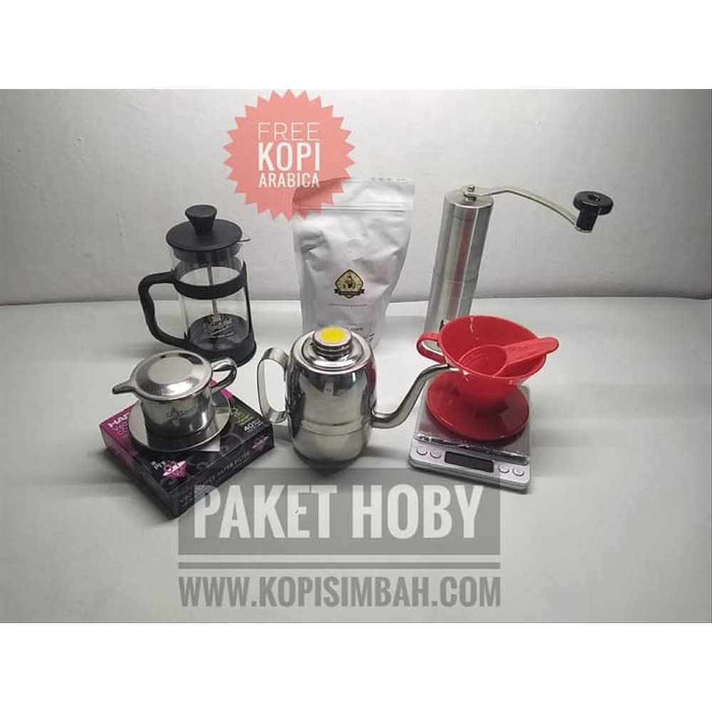 Paket Hemat Hoby Alat Seduh Kopi Manual Gratis Kopi Manual Brew V60 Mesin Kopi Hemat Seduh Limited