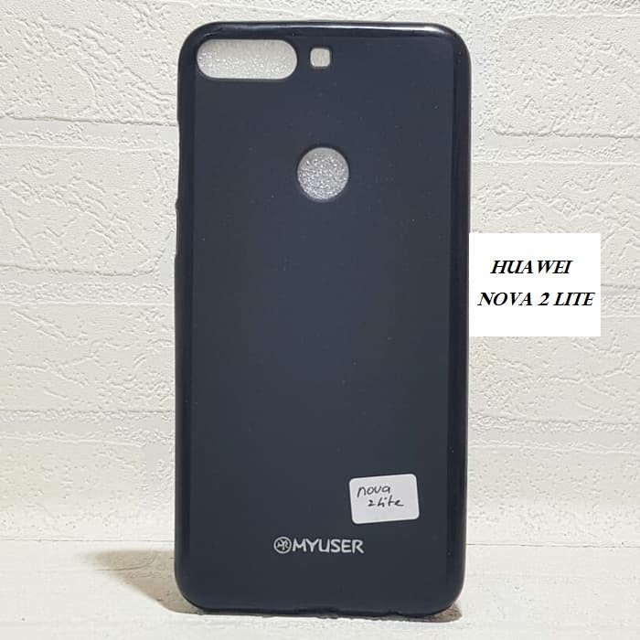 HUAWEI NOVA 2i NOVA 2 LITE CASE BLACK MY USER SOFTCASE SILIKON HITAM FULLY KARET SOFT CASING COVER PELINDUNG BELAKANG