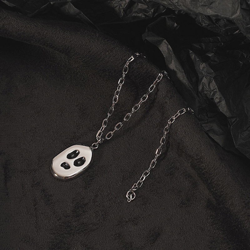 Ghost Face Necklace Accessories Chain Pendant Trend Personality Fashion