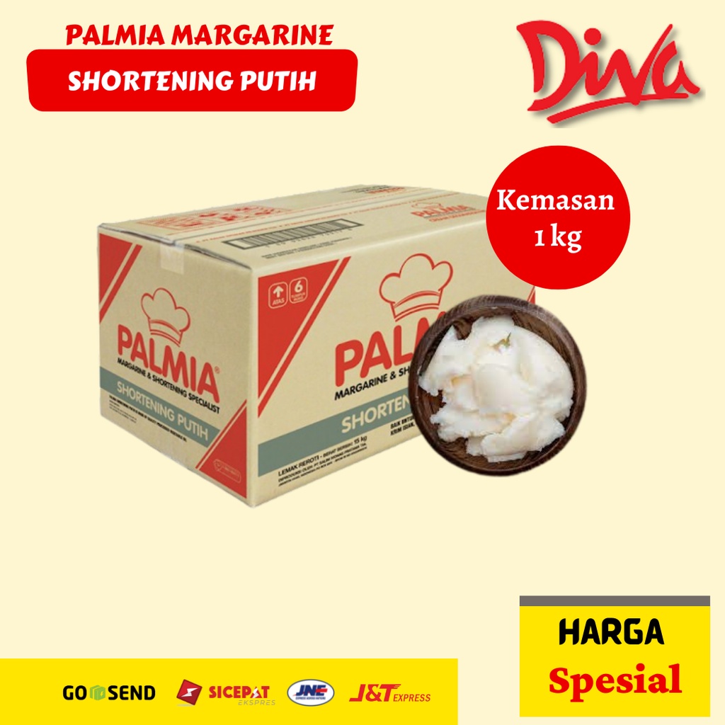

Palmia Shortening Putih - Margarine Putih 1kg