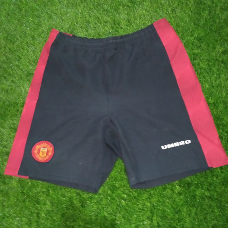 Celana Manchester United Original Jersey Musim 1996/1998 Black Short