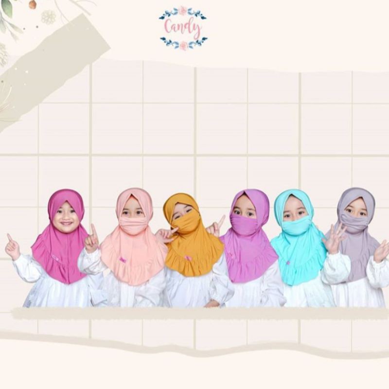 1-6thn [ JILBAB MASKER ] anak premium jilbab anak premium baby jilbab bayi jilbab hawa jilbab candy hawa