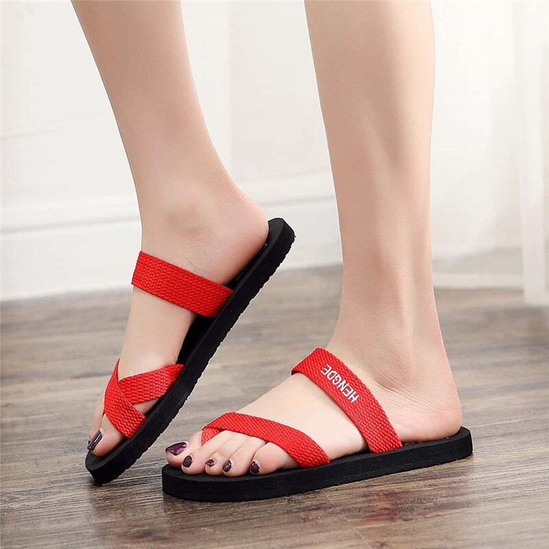 Sandal Tali Wanita Hengdee Sendal Cewek Motif Hengde Flip Flop Jepit Silang Dewasa-5
