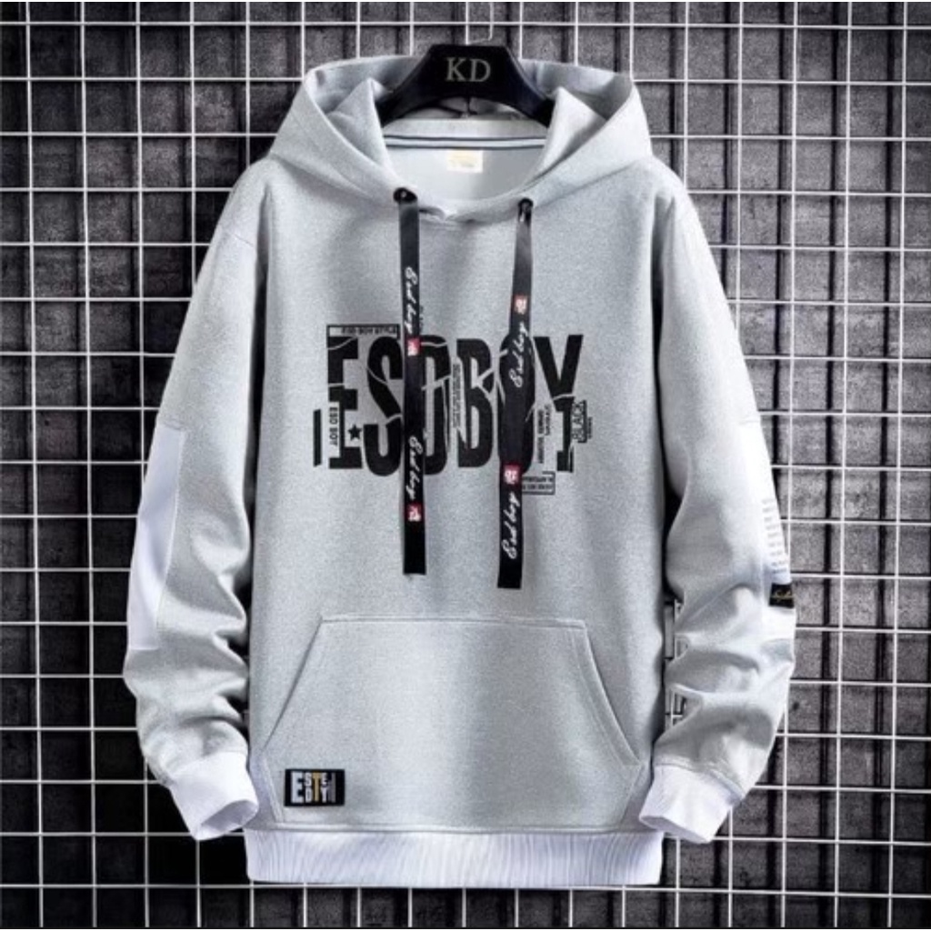 Jaket pria IKC 002 distro cbr six Bandung hoodie dua sisi bolak balik keren grosir pakaian pria H0D7 Switer Sweater Suiter Suwiter Sewiter Hudie Hudi Hodi Hody Cowok-gambar 4