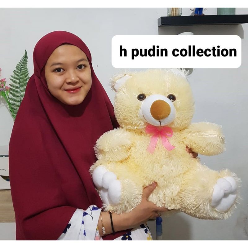 0Boneka Teddy Bear Panda Duduk Beruang Size L