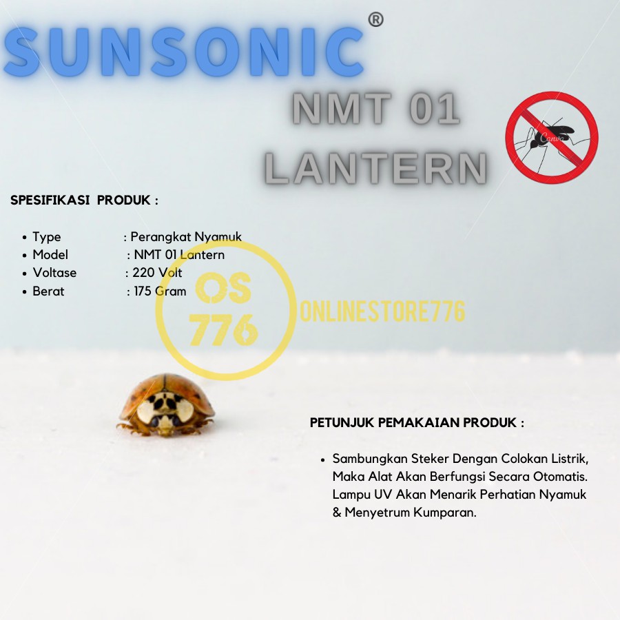 Insect Killer Perangkap Nyamuk Sunsonic NMT 01 Lantern