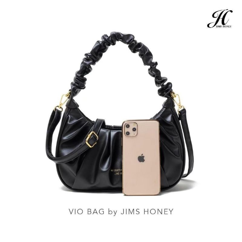 Tas Selempang Wanita Jimshoney Vio Bag Daily Party -Tas Bahu Kekinian Import Slingbag Daily Hangout