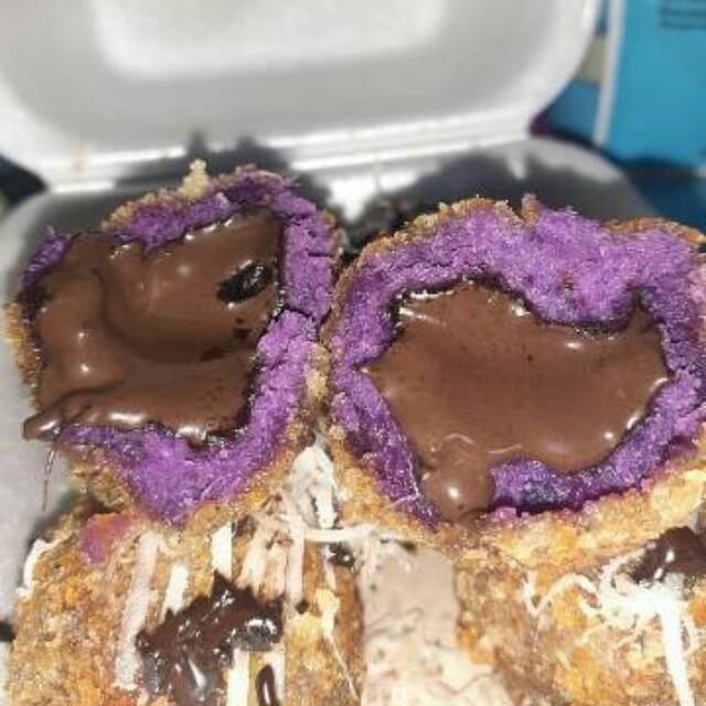 

Bola ubi enak isi coklat lumer isi 8pcs