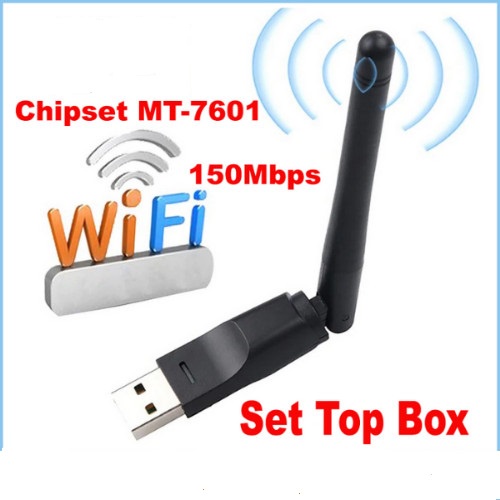 USB DONGLE WIRELESS WIFI RECEIVER USB ADAPTER 150Mbps ANTENA MT 7601 USB DONGLE ADAPTER