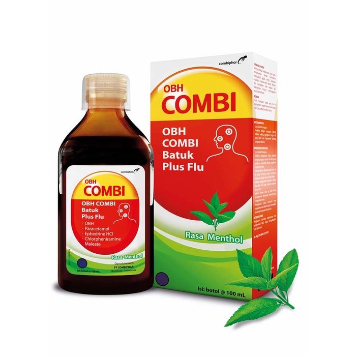 OBH COMBI PLUS 100ML SIRUP OBAT BATUK PILEK FLU DEMAM