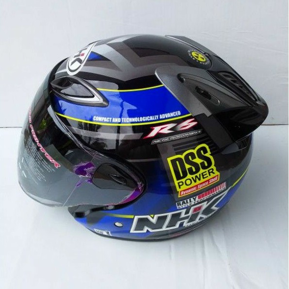 HELM NHK R6 DSS POWER BLACK BLUE