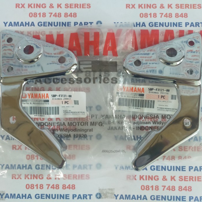 KUPINGAN#BREKET#DUDUKAN LAMPU DEPAN YAMAHA RX KING ORI YGP 1PASANG