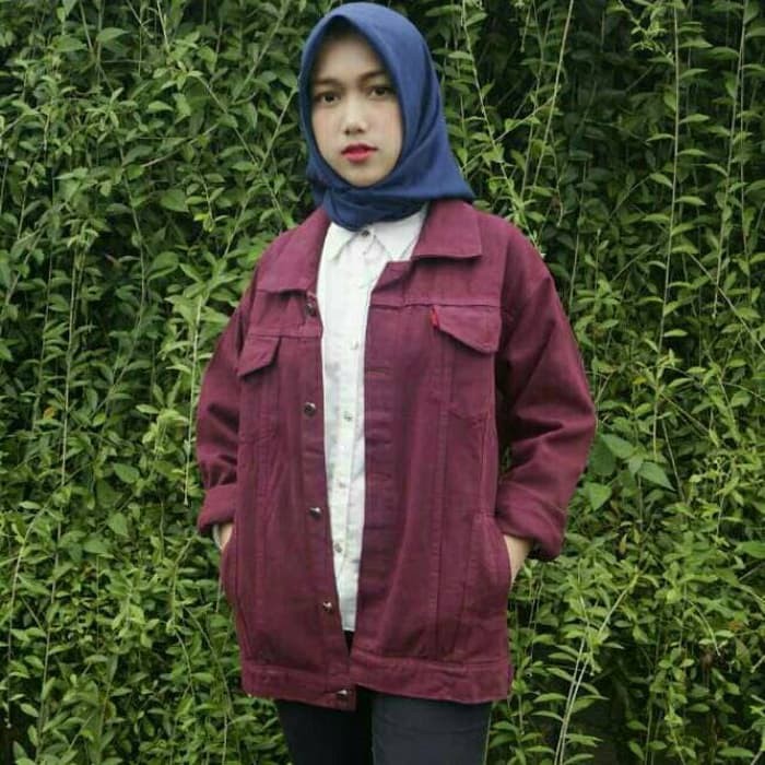 Jaket Jeans Wanita Jaket Levis Wanita Original Jaket Denim Cewek Al37