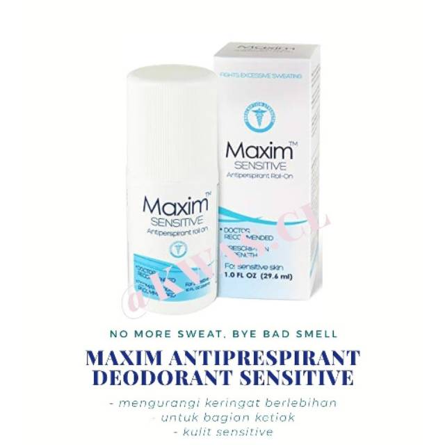MAXIM SENSITIVE ANTIPERSPIRANT / MAXIM DEODORANT / MAXIM ANTIPERSPIRANT