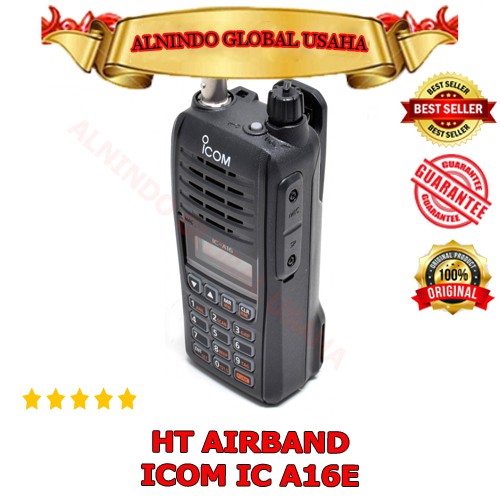 HT AIRBAND ICOM IC A16E ORIGINAL GARANSI