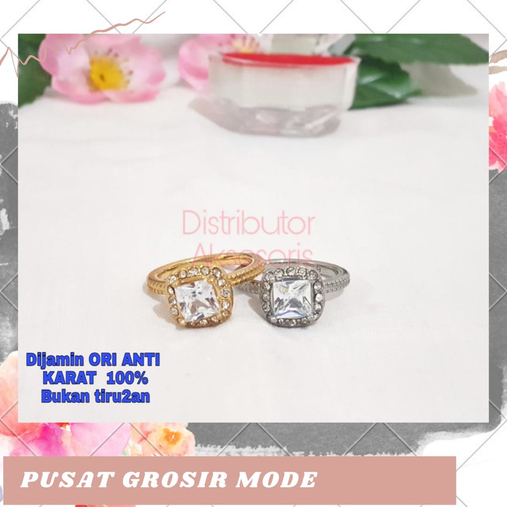 Cincin Titanium ANTI KARAT SELAMANYA PGM CT66