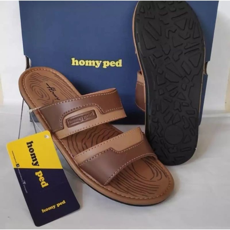 sandal slide homy ped samalona 02 coklat