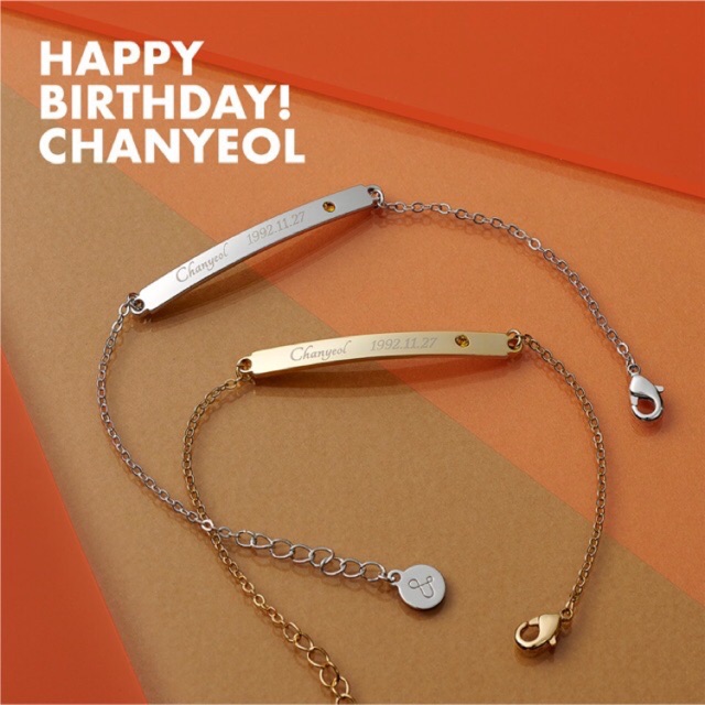 EXO Chanyeol Birthday Bracelet